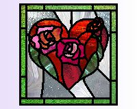 (image for) Hearts and vining roses 2