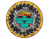 (image for) Hopi soyal kochina mandala "corn maiden"