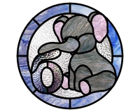 (image for) Kids elephant alphabet - "b" cyrillic