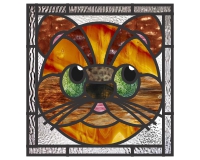 (image for) Little round kitty 2 (in a square format)