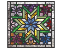 (image for) Lone star quilt nested border