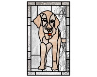 (image for) Long haired retriever (2) pattern for custom pet memorial