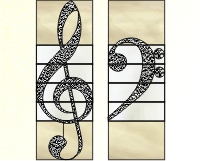 (image for) Treble & Bass clef 1