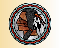 (image for) Native american with feather