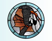(image for) Native american with feather 3