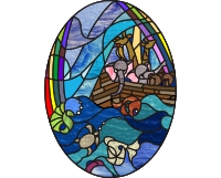 (image for) Noah's ark pg 15 oval