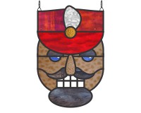 (image for) Nutcracker 1a, suncatcher, stained glass ornament pattern