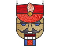 (image for) Nutcracker 1b, suncatcher, stained glass ornament pattern
