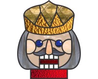 (image for) Nutcracker 2, suncatcher, ornament for christmas