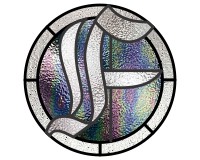Old english "F" round, pattern for stained glass (image for) Old english "F" round, pattern for stained glass