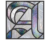 (image for) Old English "A" simpler square, pattern