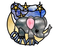 (image for) Elephant cloud stars and the name Olivia suncatcher