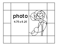 (image for) Photo holder - rose