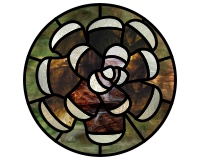 (image for) Pine cone round (suncatcher)