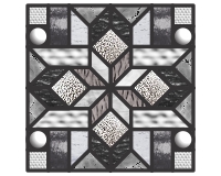 (image for) Quilt 8 - "quilt for Lynee var 2 clear glass"`