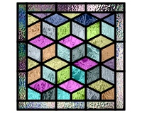 (image for) Quilt 13 - "nested blocks irridescent" quilt month celebration