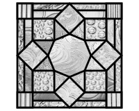 (image for) Quilt 15 - "amish star variation quilt pattern"