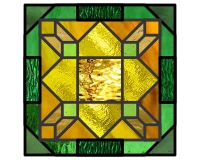 (image for) Quilt 4 - "Christmas quilt" variation for stained glass