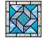 (image for) Quilt 6 - "windblown square" variation