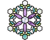 (image for) Real snowflake 4, simpler
