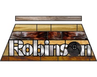 (image for) Pool table lamp with name Robinson