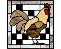 (image for) Rooster and checkers