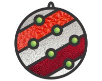 (image for) Round ornament w jewels