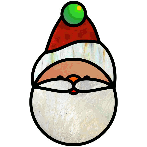 video of santa clause patterns for stained glass 50 patterns