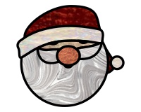 (image for) Santa round saggy hat