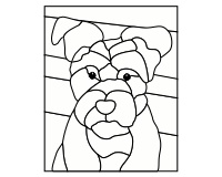 (image for) Schnauzer-simpler, floppy ear