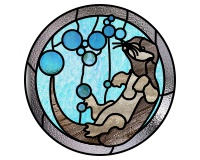 (image for) Sea otter round border