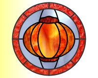 (image for) Simple chinese lantern round