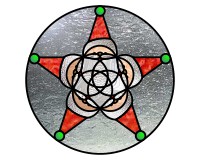 (image for) Simple santa star round