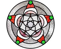 (image for) Simple santa star round 2 (aka santa snowflake)