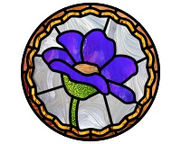 (image for) Single flower round