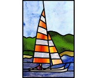 (image for) Small sailboat lake 1