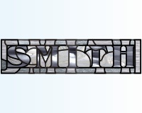 (image for) Smith 3 (25x6) house name transom pattern