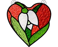 (image for) Snowdrop flower valentine