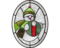 (image for) Alphabet snowman "I"