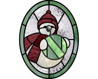 (image for) Alphabet snowman "N"