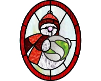 (image for) Alphabet snowman "S" var 1