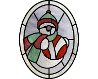 (image for) Alphabet snowman "V"