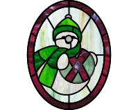 (image for) Alphabet snowman "X"