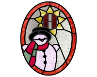 (image for) Alphabet snowman star "H"