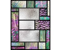 Squares abstract alphabet "E" (image for) Squares abstract alphabet "E"