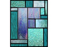 Squares abstract alphabet "F" (image for) Squares abstract alphabet "F"