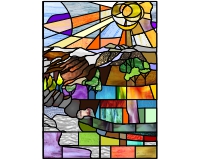 (image for) Stream rocks trees cropped (landscape)