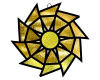 (image for) Sunshine pinwheel