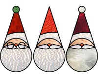 (image for) Super silly santa suncatchers