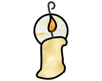(image for) Super simple candle suncatcher